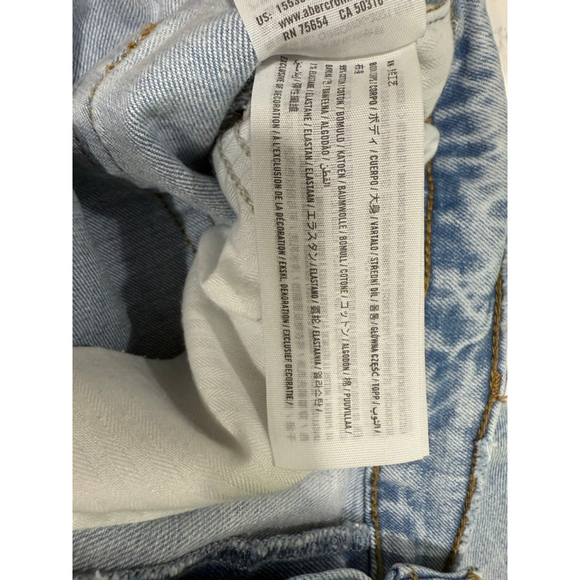 Abercrombie & Fitch The ’90s Slim Straight Ultra High Rise Jeans Women’s Size 32 - Picture 4 of 4